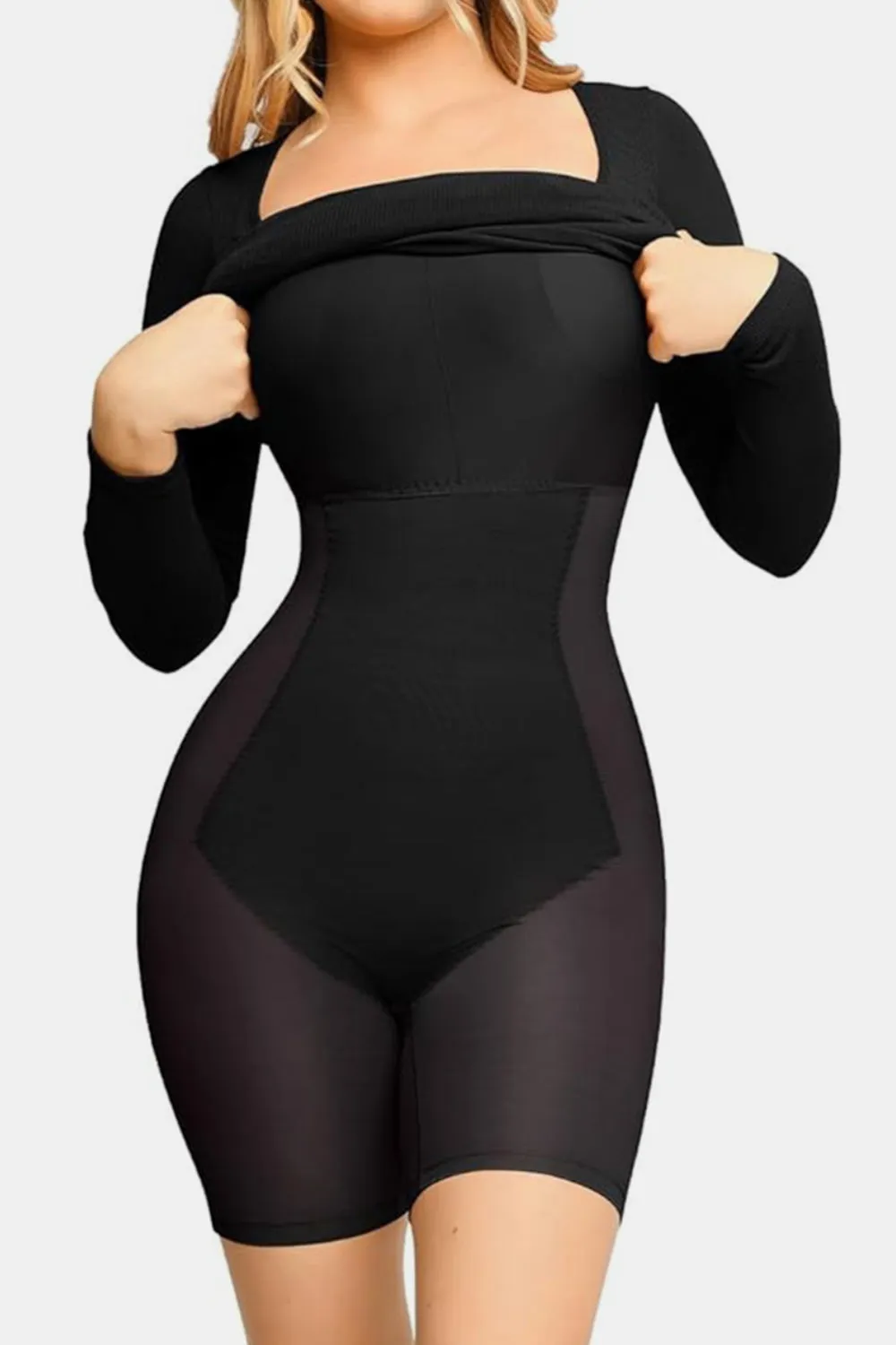 Basic Bae Knee Length Cocktail Shapewear LBD  .
