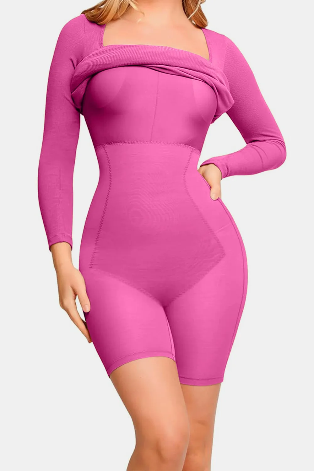 Basic Bae Knee Length Cocktail Shapewear LBD  .