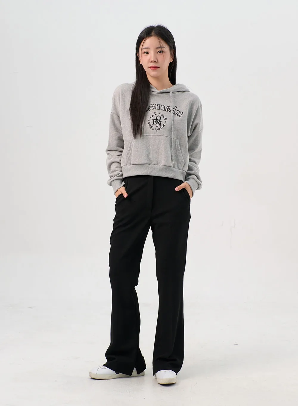 Boot Cut Slim Pants OS302