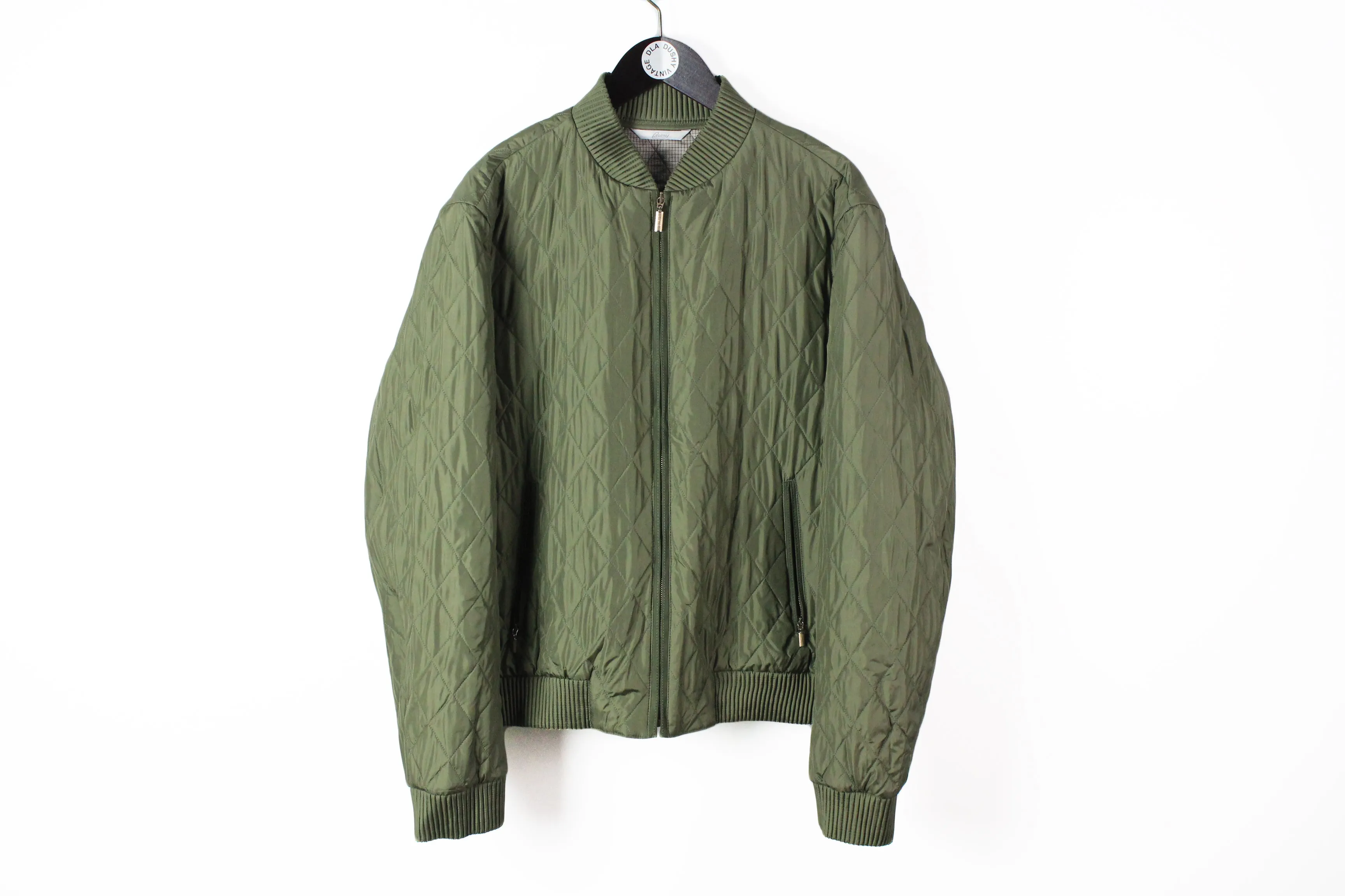 Brioni Quilted Bomber Jacket XXLarge