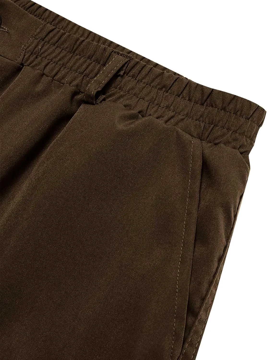 Cargo Pants for Men Relaxed Fit Stretch Construction Work Pants Elastic Waist Ripstop Outdoor Hiking Pants 6 Pockets