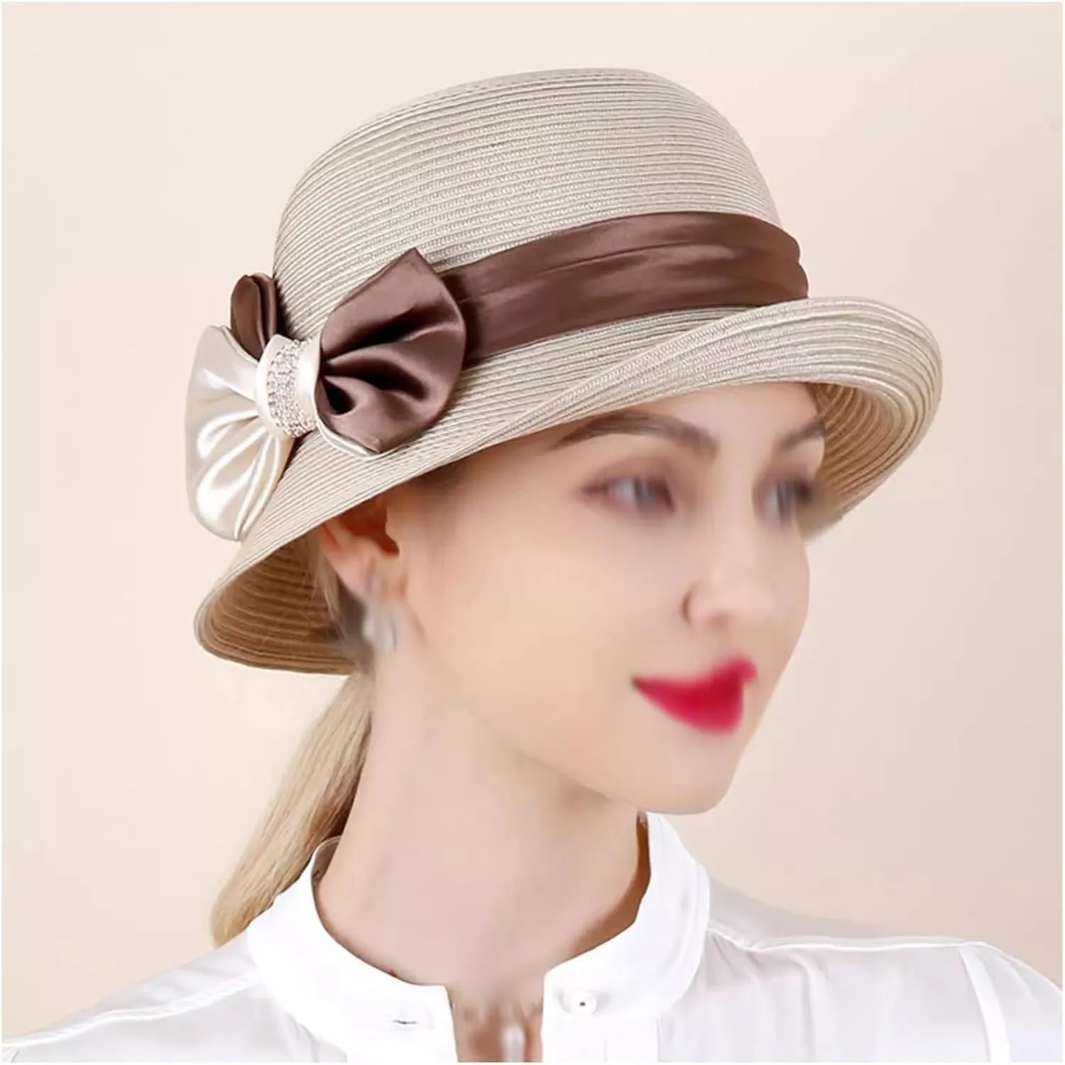 CSCDD Women's Sun Visor Women's Sun Protection Foldable Sun hat Portable Fisherman hat