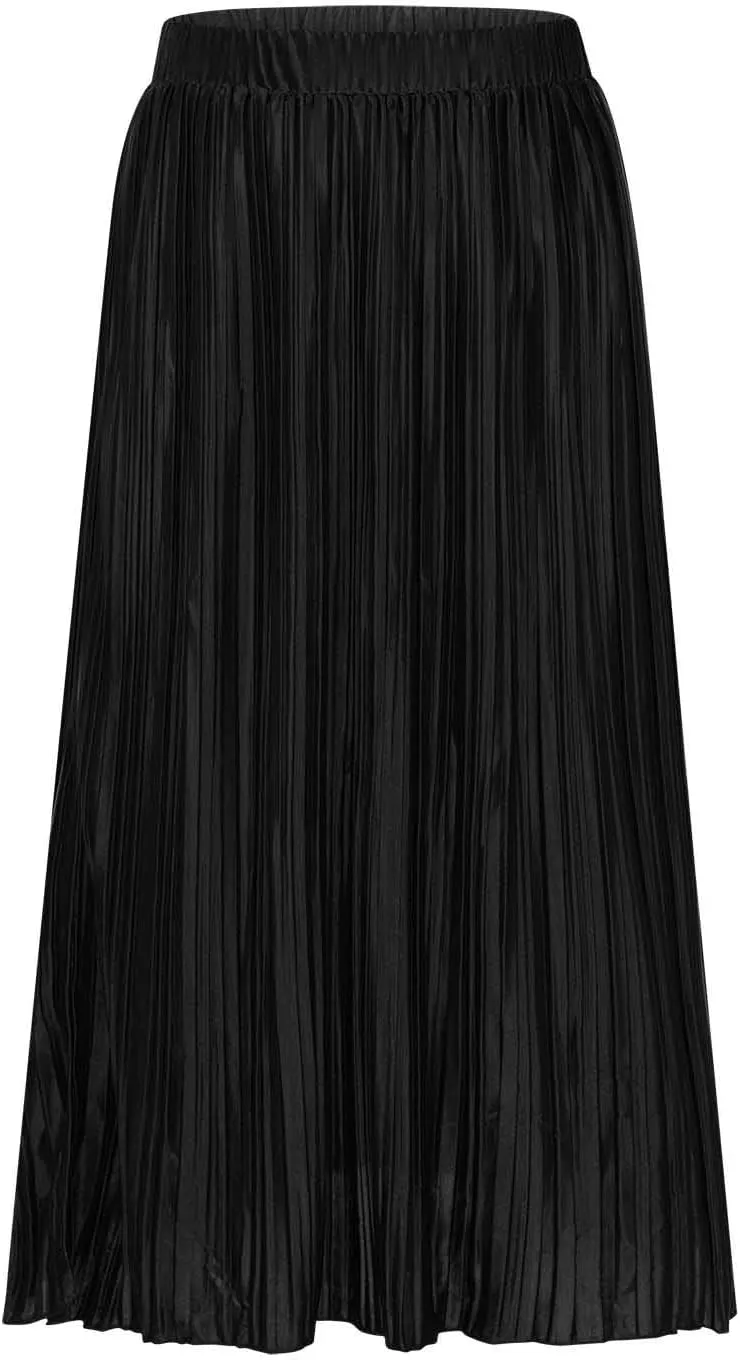 for Women Maxi Long Midi Knee Length Loose Fit High Cut Slit Basic Skirt Women 2025