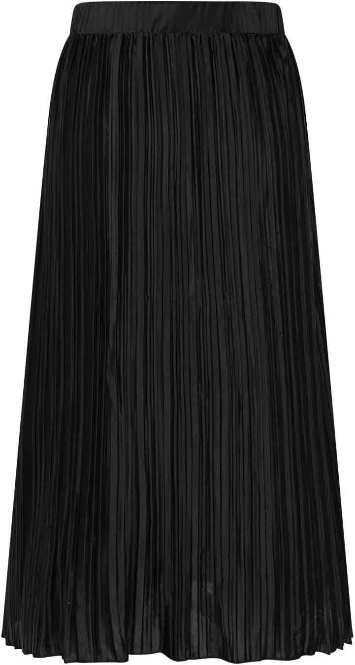 for Women Maxi Long Midi Knee Length Loose Fit High Cut Slit Basic Skirt Women 2025