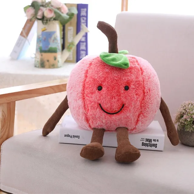 Kawaii Cherry Plush Pillow