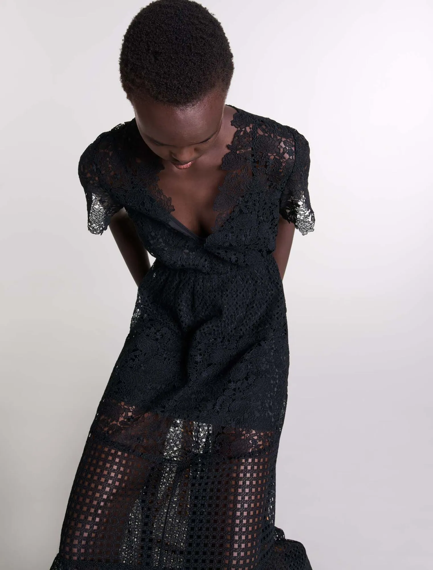 Lace maxi dress