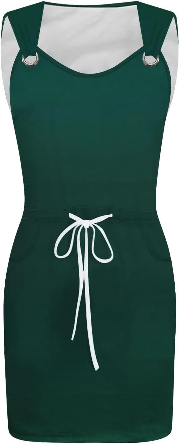 Mini Resort Dresses for Women 2025 Vacation Spring Summer Strapy Tie Belt Wrap Dresses Cute Wedding Sundresses Clothes