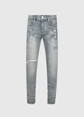 PURPLE: PAINTED DENIM [INDIGO]