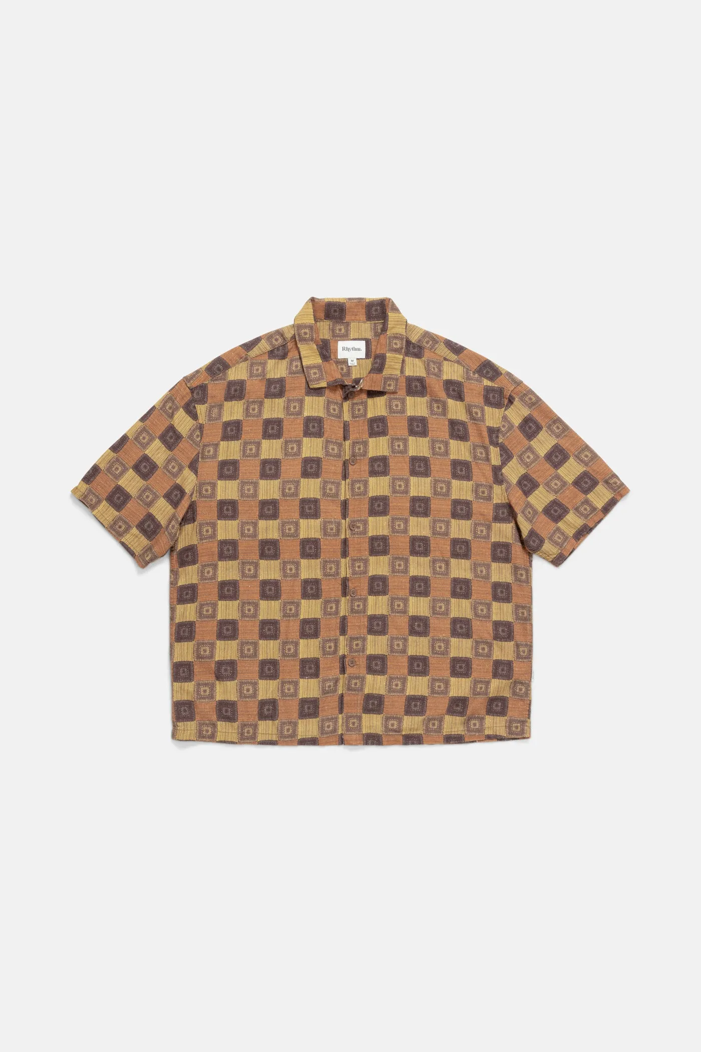 Racket Relaxed Ss Shirt Ochre