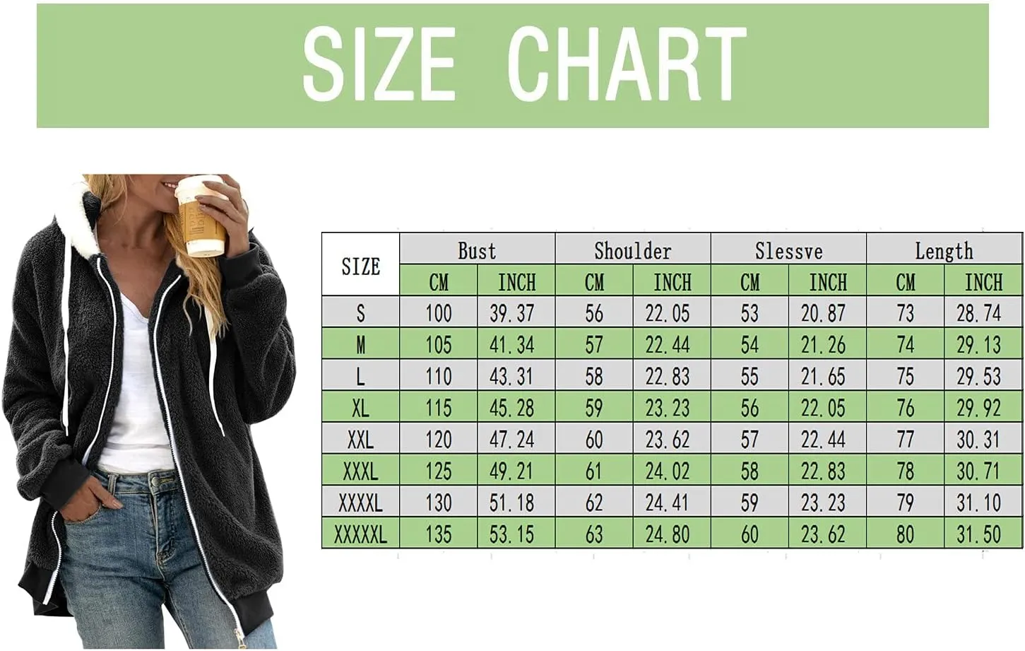 Women's Solid Color Sweatershirt Hooded Pullover Plush Warm Coat Zipper Blouse Women S Outerwear Jacket