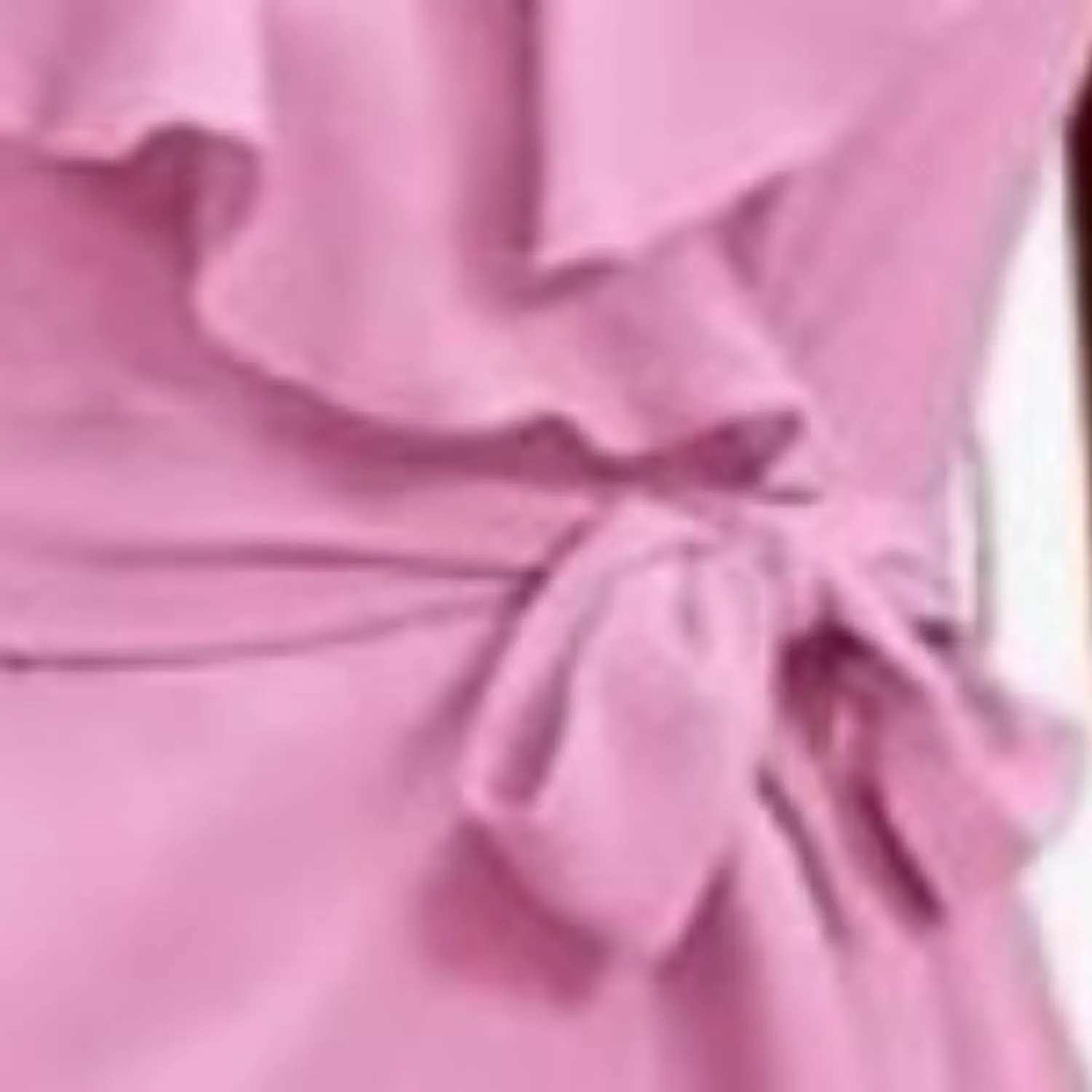 Women's Summer Wrap Midi Dress Casual Boho Deep V Neck Short Sleeve Ruffle Hem Split Beach Long Dresses